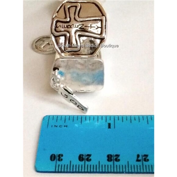 Serenity Prayer Bracelet Silver Plated Message AA Al-Anon NA Adjustable Stretch - Picture 11 of 12